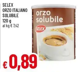 Famila Orzo italiano solubile Selex offerta