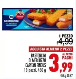 Spesa Facile Conad Bastoncini di merluzzo Capitan Findus offerta