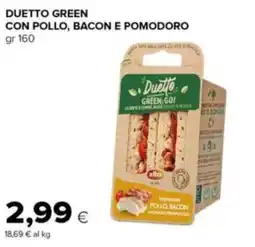Tigre Amico Duetto Green con pollo, bacon e pomodoro offerta