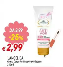 Famila Superstore L'Angelica Crema Corpo Anti Age Con Collagene offerta