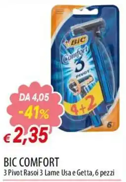 Famila Superstore BIC Comfort 3 Pivot Rasoi 3 Lame offerta