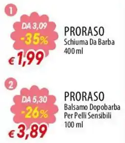 Famila Superstore Proraso Schiuma Da Barba offerta