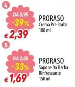 Famila Superstore Proraso Crema Pre Barba offerta