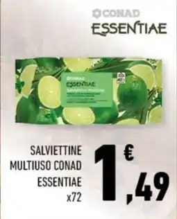 Conad Salviettine multiuso Conad Essentiae offerta