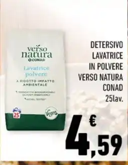 Conad Detersivo lavatrice in polvere verso natura conad offerta