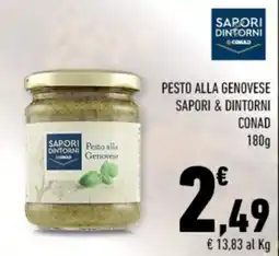 Conad Pesto alla Genovese Sapori & Dintorni offerta