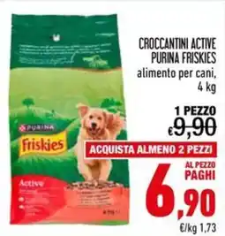Spesa Facile Conad Crocchettini Active Purina Friskies offerta