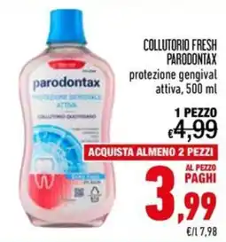 Spesa Facile Conad Collutorio fresh parodontax offerta