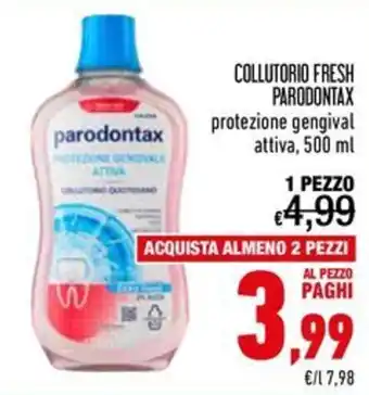 Collutorio fresh parodontax
