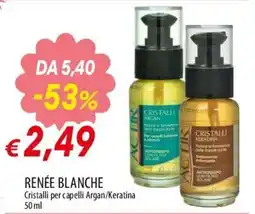 Famila Superstore Renée Blanche Cristalli per capelli Argan/Keratina offerta