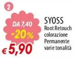 Famila Superstore Syoss Root Retouch colorazione Permanente offerta