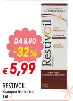 Famila Superstore Restivoil Shampoo Fisiologico offerta