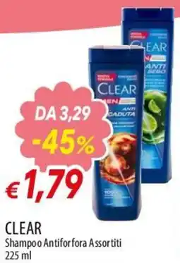 Famila Superstore Clear Shampoo Antiforfora Assortiti offerta