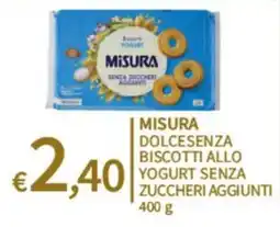 SpeSì Misura biscotti allo yogurt senza zuccheri aggiunti offerta