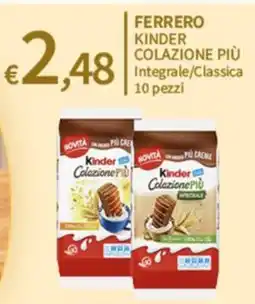 SpeSì Ferrero kinder colazione più integrale/classica offerta