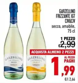 Spesa Facile Conad Garzellino frizzante IGT offerta