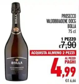 Spesa Facile Conad Prosecco Valdobbiadene DOCG Bolla offerta