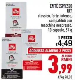 Spesa Facile Conad Caffè espresso Illy offerta