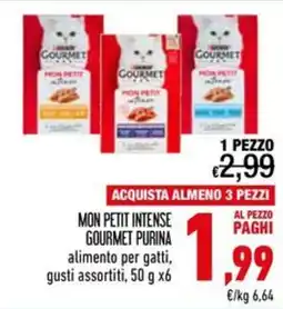 Spesa Facile Conad Mon Petit Intense Gourmet Purina offerta