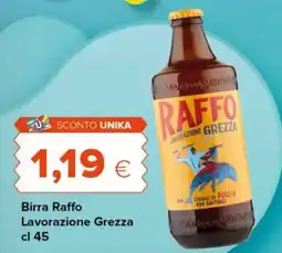Tigre Amico Birra Raffo Lavorazione Grezza offerta