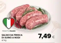 Tigre Amico Salsiccia fresca di suino a nodi offerta