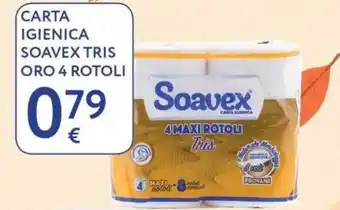 Carta igienica Soavex Tris Oro