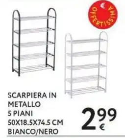 Le Mille Scarpiera in metallo offerta