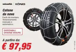 Bep's Catene da neve weissenfels KÖNIG offerta