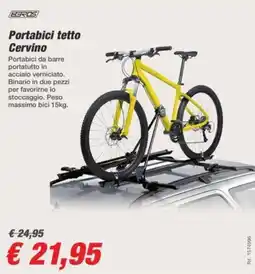 Bep's Portabici tetto Cervino offerta