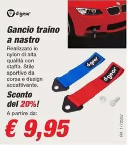 Bep's Gancio traino a nastro d-gear offerta
