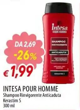 Famila Superstore Intesa Pour Homme Shampoo Rinvigorente Anticaduta Kerastim S offerta