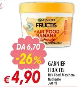 Famila Superstore Garnier Fructis Hair Food Maschera Nutriente offerta