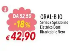 Famila Superstore Oral-B IO Spazzolino Elettrico Denti Ricaricabile Nero offerta