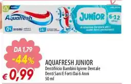 Famila Superstore Aquafresh Junior Dentifricio Bambini Igiene Dentale offerta