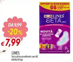 Famila Superstore Lines Seta ultra assorbenti con Ali offerta