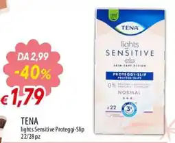 Famila Superstore TENA lights Sensitive Proteggi-Slip offerta