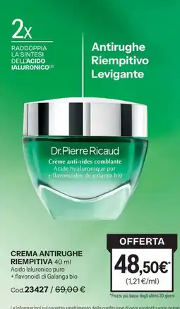 Stanhome Dr.Pierre Ricaud Crema antirughe riempitiva offerta