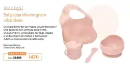 Stanhome Set pappa silicone gnam Brandani offerta