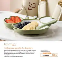 Stanhome Piatto pappa granchietto Brandani offerta