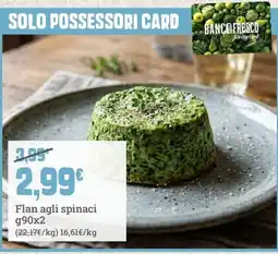 Banco Fresco Flan agli spinaci offerta