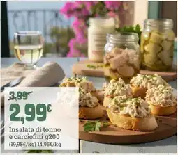 Banco Fresco Insalata di tonno e carciofini offerta
