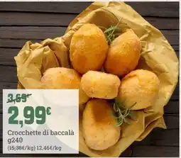 Banco Fresco Crocchette di baccalà offerta