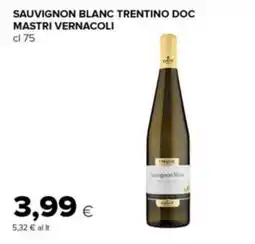 Tigre Amico Sauvignon Blanc Trentino Doc Mastri Vernacoli offerta