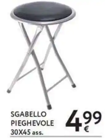Sgabello pieghevole