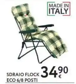 Le Mille Sdraio Flock Eco offerta