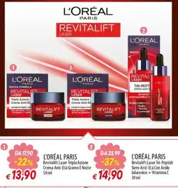Famila Superstore L'ORÉAL PARIS Revitalift Laser Tripla Azione Crema Anti-Età Giorno E Notte offerta