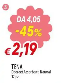 Famila Superstore TENA Discreet Assorbenti Normal offerta