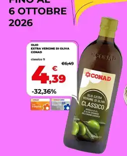 Conad City Olio extra vergine di oliva classico offerta