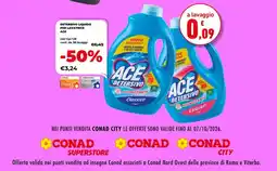 Conad City Detersivo liquido per lavatrice Ace offerta