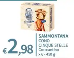 SpeSì Sammontana cono cinque stelle croccantino offerta